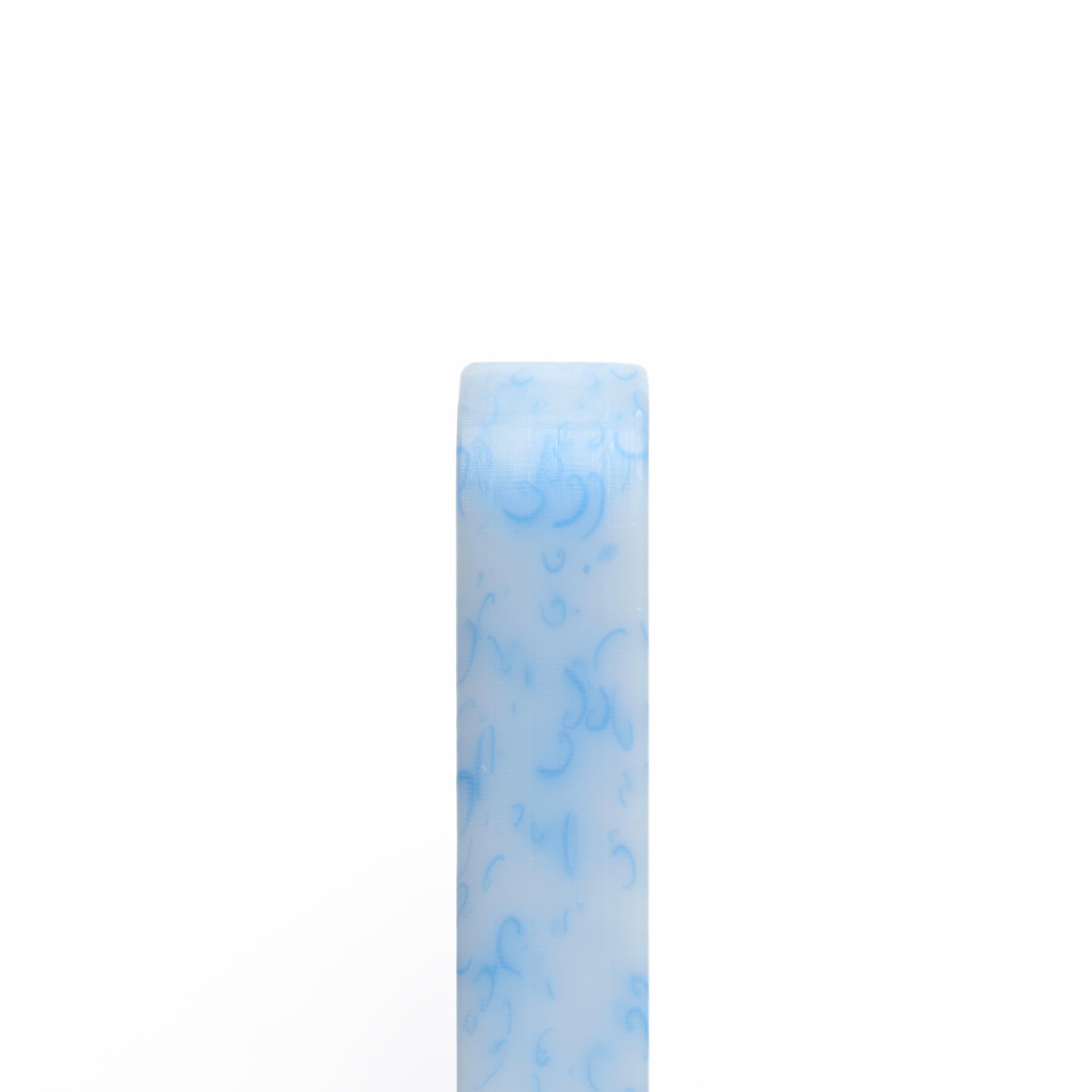 Blue Baguette CHOPIT chopping board for bread. Colourful Breadboard side view