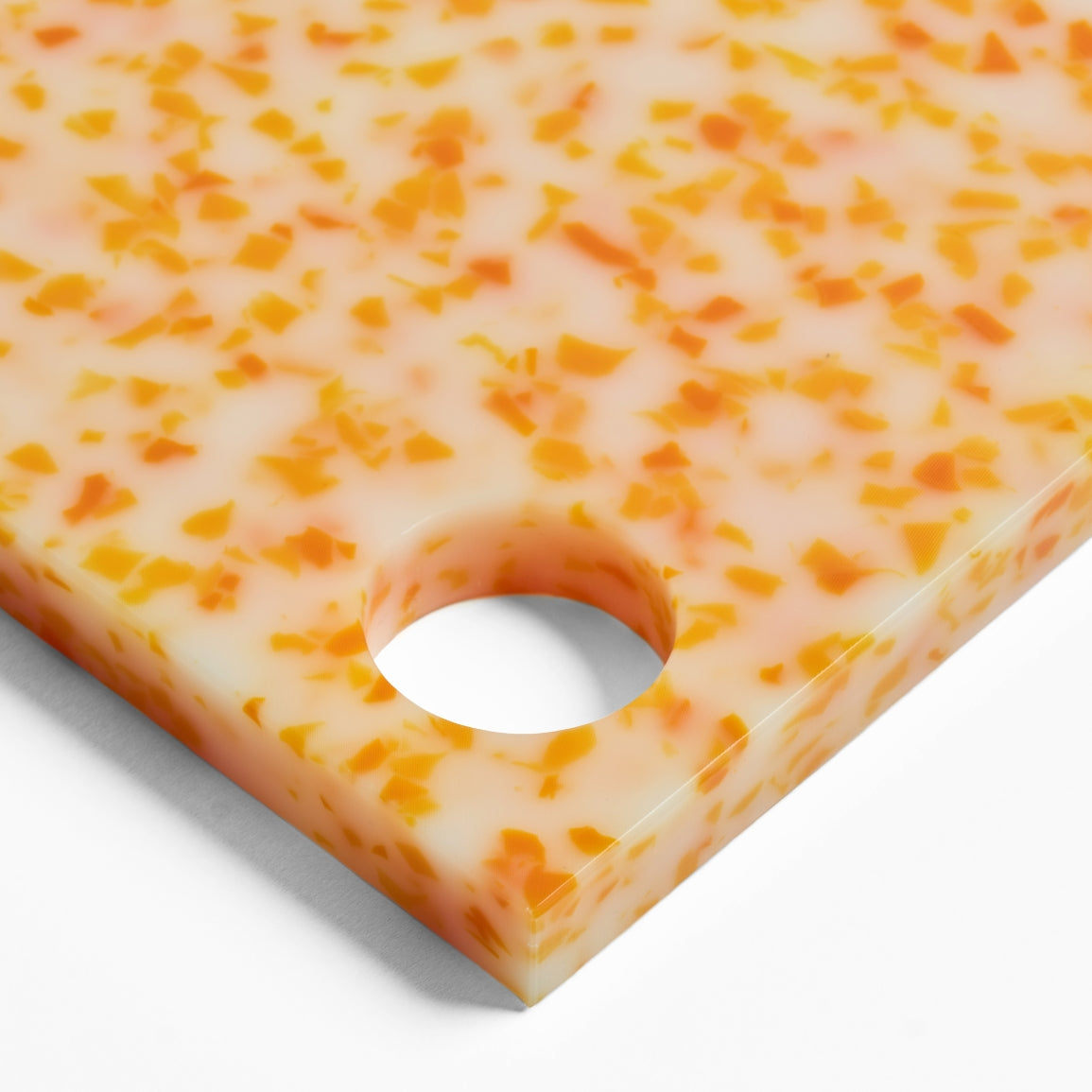 Passionfruit yellow and orange colourful CHOPIT chopping board. Art for your kitchen creative