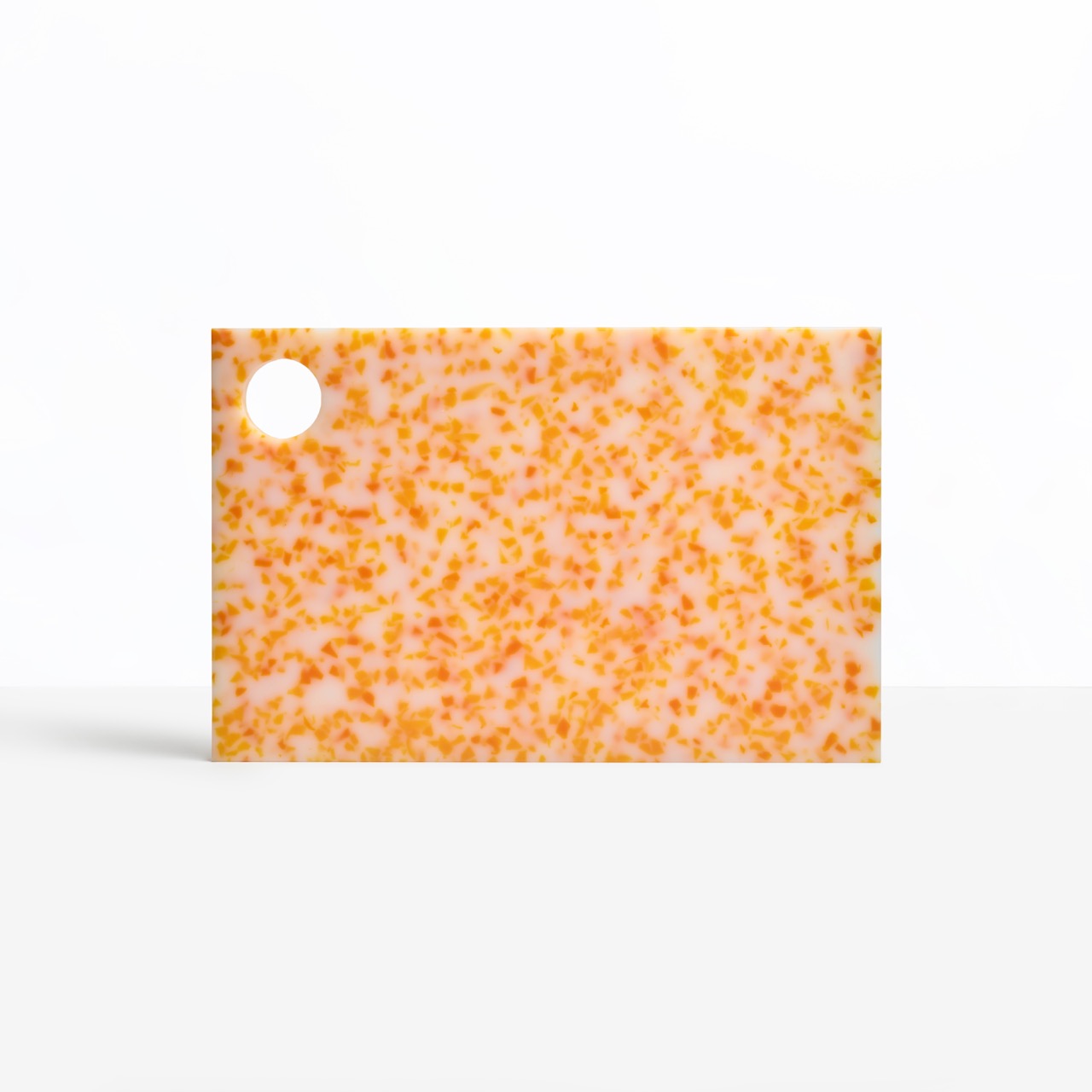 Passionfruit yellow and orange colourful CHOPIT chopping board. Art for your kitchen
